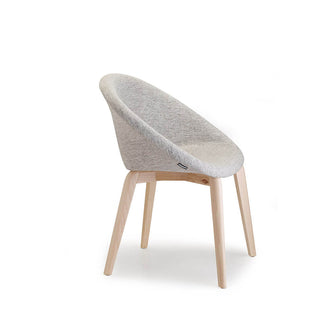 Scab Natural Giulia Pop chair natural beech legs and fabric seat - Buy now on ShopDecor - Discover the best products by SCAB design