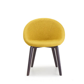 Scab Natural Giulia Pop chair wengé beech legs and fabric seat - Buy now on ShopDecor - Discover the best products by SCAB design