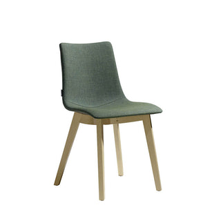 Scab Natural Zebra Pop chair natural beech legs - jade green fabric seat - Buy now on ShopDecor - Discover the best products by SCAB design