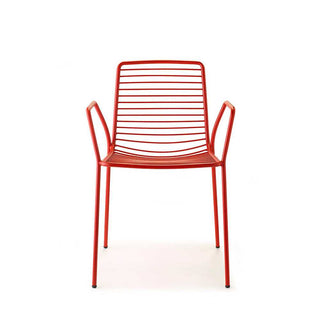 Scab Summer armchair with armrests by Roberto Semprini Scab Brick red VM - Buy now on ShopDecor - Discover the best products by SCAB design