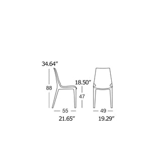 Scab Vanity chair Polycarbonate by A. W. Arter - F. Citton - Buy now on ShopDecor - Discover the best products by SCAB design