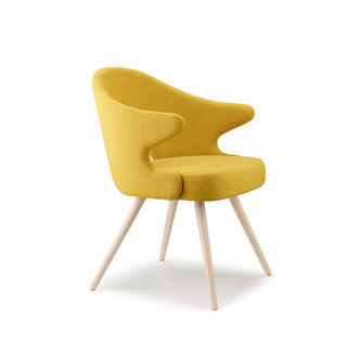 Scab You armchair bleached beech and fabric seat - Buy now on ShopDecor - Discover the best products by SCAB design