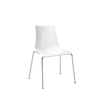 Scab Zebra Antishock chair 4 legs by Luisa Battaglia Scab White 310 - Buy now on ShopDecor - Discover the best products by SCAB design