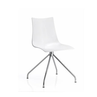 Scab Zebra Antishock revolving chair on trestle glossy white - Buy now on ShopDecor - Discover the best products by SCAB design