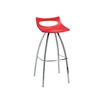 Scab Diablito stool seat h. 80 cm by Luisa Battaglia Scab Red 40 - Buy now on ShopDecor - Discover the best products by SCAB design