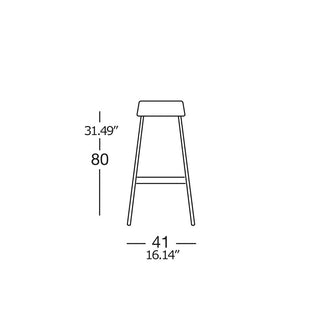 Scab Gim stool Polypropylene by Centro Stile Scab - Buy now on ShopDecor - Discover the best products by SCAB design