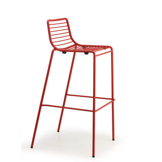 Scab Summer stool seat h. 75 cm by Roberto Semprini Scab Brick red VM - Buy now on ShopDecor - Discover the best products by SCAB design