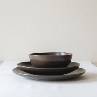 Schönhuber Franchi Asimmetrico Soup plate 23 x 21 cm. anthracite - Buy now on ShopDecor - Discover the best products by SCHÖNHUBER FRANCHI design