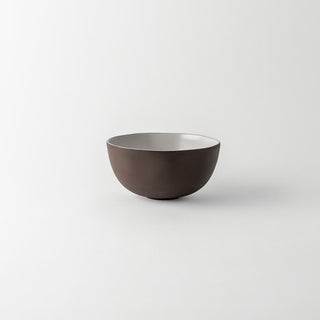 Schönhuber Franchi Grès Bicolor raw cup brown/white 8 cm - 3.15 inch - Buy now on ShopDecor - Discover the best products by SCHÖNHUBER FRANCHI design