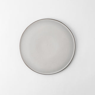 Schönhuber Franchi Grès Bicolor raw Dinner plate brown/white 22 cm - 8.67 inch - Buy now on ShopDecor - Discover the best products by SCHÖNHUBER FRANCHI design