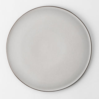 Schönhuber Franchi Grès Bicolor raw Dinner plate brown/white 33 cm - 13 inch - Buy now on ShopDecor - Discover the best products by SCHÖNHUBER FRANCHI design