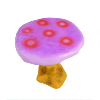 Seletti Amanita table pink-yellow - Buy now on ShopDecor - Discover the best products by SELETTI design