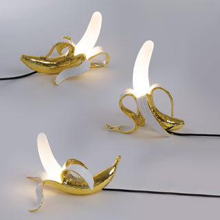 Seletti Banana Lamp Dewey table lamp gold - Buy now on ShopDecor - Discover the best products by SELETTI design