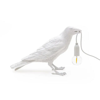 Seletti Bird Lamp Waiting/Playing table lamp White Waiting - Buy now on ShopDecor - Discover the best products by SELETTI design