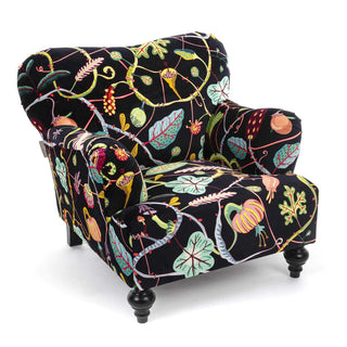 Seletti Botanical Diva Armchair armchair black - Buy now on ShopDecor - Discover the best products by SELETTI design