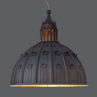 Seletti Cupolone Quarantacinque Gray suspension lamp - Buy now on ShopDecor - Discover the best products by SELETTI design