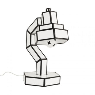 Seletti Cut 'N Paste table lamp in recycled cardboard - Buy now on ShopDecor - Discover the best products by SELETTI design