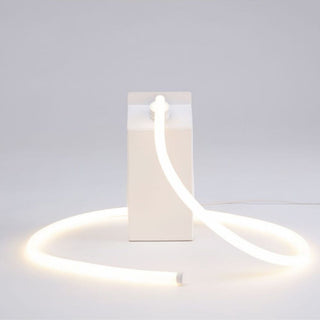 Seletti Daily Glow Milk portable LED table lamp - Buy now on ShopDecor - Discover the best products by SELETTI design