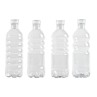 Seletti Estetico Quotidiano La Bottiglia small clear glass bottle - Buy now on ShopDecor - Discover the best products by SELETTI design