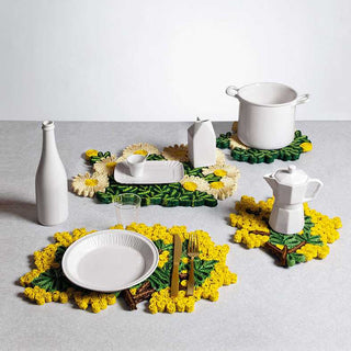 Seletti Estetico Quotidiano set 6 pleated bowls in white porcelain - Buy now on ShopDecor - Discover the best products by SELETTI design