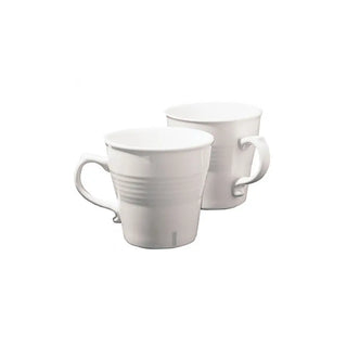 Seletti Estetico Quotidiano set 2 porcelain mugs with handle