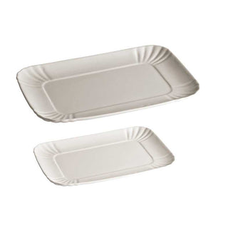 Seletti Estetico Quotidiano white porcelain tray 26x34 cm. - Buy now on ShopDecor - Discover the best products by SELETTI design