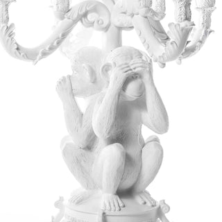 Seletti Giant Burlesque Monkeys 9-arm candelabra - Buy now on ShopDecor - Discover the best products by SELETTI design