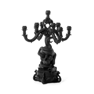 Seletti Giant Burlesque Skull 9-arm candelabra - Buy now on ShopDecor - Discover the best products by SELETTI design