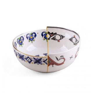 Seletti Hybrid porcelain bowl Tiwanaku - Buy now on ShopDecor - Discover the best products by SELETTI design