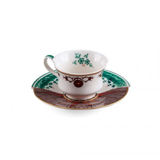 Seletti Hybrid 2.0 porcelain coffee cup Chuchuito with saucer - Buy now on ShopDecor - Discover the best products by SELETTI design