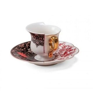 Seletti Hybrid 2.0 porcelain coffee cup with saucer Sagala - Buy now on ShopDecor - Discover the best products by SELETTI design