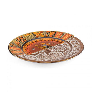 Seletti Hybrid 2.0 porcelain dinner plate Mitla - Buy now on ShopDecor - Discover the best products by SELETTI design