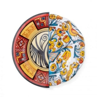 Seletti Hybrid fruit plate with porcelain decoration Huricanga 20 cm. - 7.87 in. - Buy now on ShopDecor - Discover the best products by SELETTI design