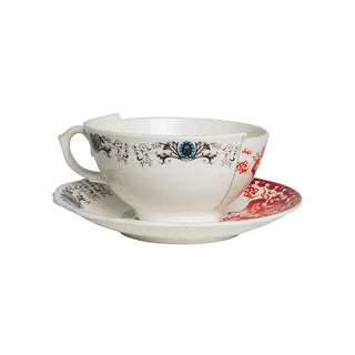 Seletti Hybrid porcelain tea cup with saucer Zora - Buy now on ShopDecor - Discover the best products by SELETTI design