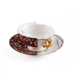Seletti Hybrid 2.0 porcelain tea cup with saucer Kannauj - Buy now on ShopDecor - Discover the best products by SELETTI design