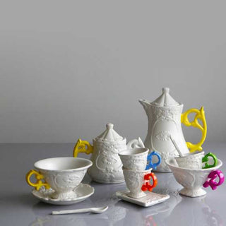 Seletti I-Wares I-Sugar porcelain sugar bowl with handles - Buy now on ShopDecor - Discover the best products by SELETTI design