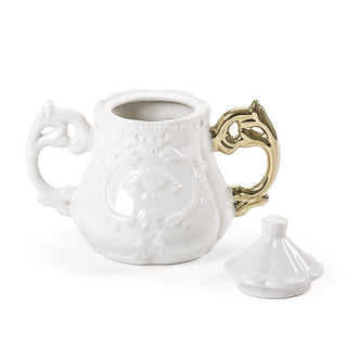 Seletti I-Wares I-Sugar porcelain sugar bowl with handles