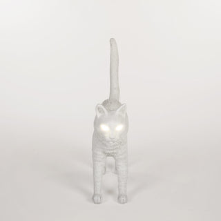 Seletti Jobby The Cat table lamp white - Buy now on ShopDecor - Discover the best products by SELETTI design