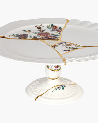 Seletti Kintsugi cake stand diam. 36.15 cm - 14.23 in - Buy now on ShopDecor - Discover the best products by SELETTI design