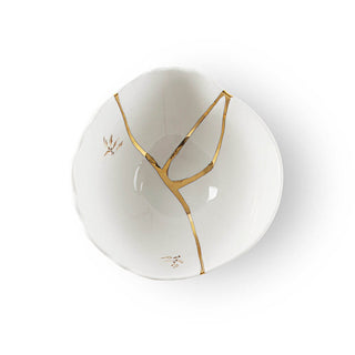 Seletti Kintsugi bowl in porcelain/24 carat gold mod. 1 - Buy now on ShopDecor - Discover the best products by SELETTI design