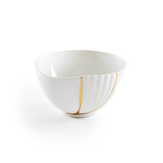 Seletti Kintsugi bowl in porcelain/24 carat gold mod. 3 - Buy now on ShopDecor - Discover the best products by SELETTI design