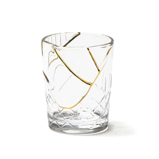 Seletti Kintsugi glass transparent/24 carat gold Mod. 1 - Buy now on ShopDecor - Discover the best products by SELETTI design