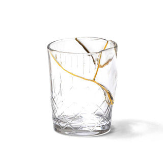 Seletti Kintsugi glass transparent/24 carat gold mod. 1 - Buy now on ShopDecor - Discover the best products by SELETTI design