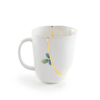 Seletti Kintsugi mug cup in porcelain/24 carat gold - Buy now on ShopDecor - Discover the best products by SELETTI design