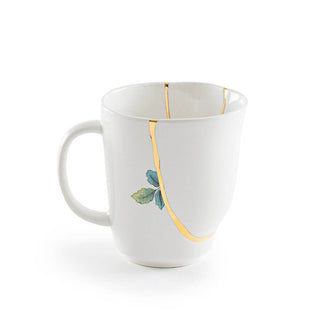 Seletti Kintsugi mug cup in porcelain/24 carat gold - Buy now on ShopDecor - Discover the best products by SELETTI design