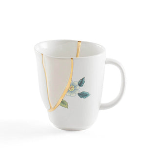 Seletti Kintsugi mug cup in porcelain/24 carat gold Mod. 1 - Buy now on ShopDecor - Discover the best products by SELETTI design
