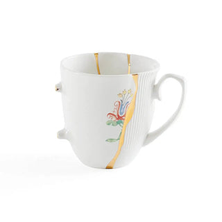 Seletti Kintsugi mug cup in porcelain/24 carat gold Mod. 2 - Buy now on ShopDecor - Discover the best products by SELETTI design