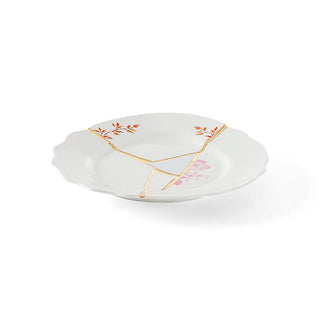 Seletti Kintsugi plate in porcelain/24 carat gold - Buy now on ShopDecor - Discover the best products by SELETTI design