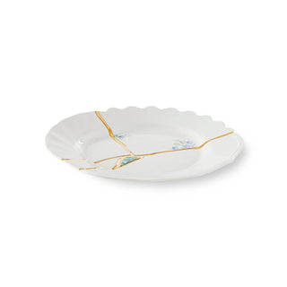 Seletti Kintsugi fruit plate in porcelain/24 carat gold mod. 3 - Buy now on ShopDecor - Discover the best products by SELETTI design