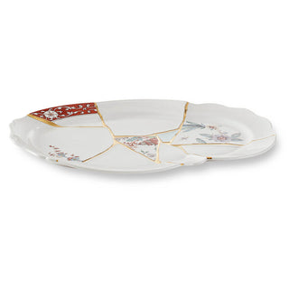 Seletti Kintsugi tray in porcelain/24 carat gold - Buy now on ShopDecor - Discover the best products by SELETTI design